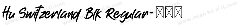 Hu Switzerland Blk Regular字体转换